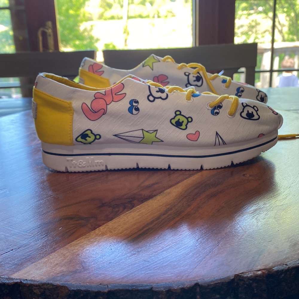 Y2K fashion sneakers from Italy yellow - Picture 12 of 13